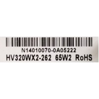 MAIN / FUENTE / (COMBO) / SCEPTRE N14010070 / TP.RSC8.P73 / 142123082016 / T201401019 / 20140108155342 / E254215 / PANEL'S CN32HA521 / HV320WX2-262 / MODELOS X322BV-HDR8 / X322BV-HD / X32